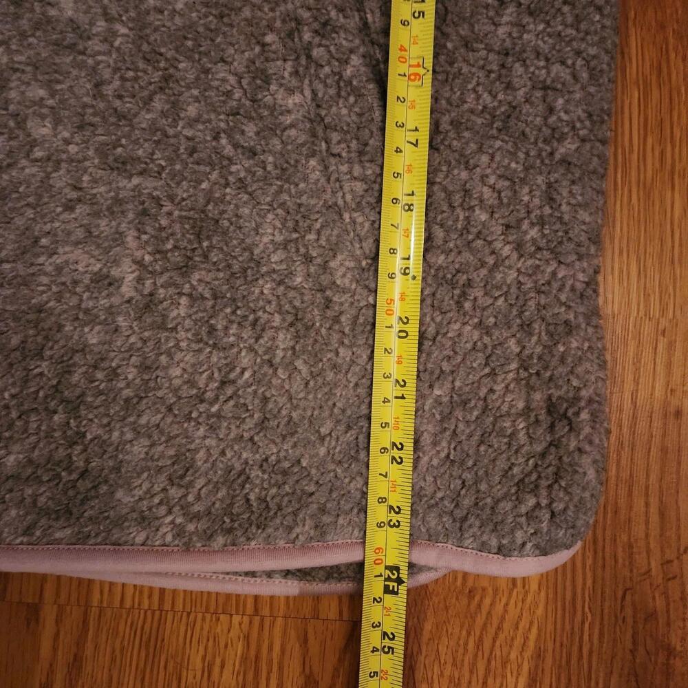 Madewell womens Fleece Half Zip Lavender Jacket S Sherpa Outdoor Barbie Cabin - Picture 8 of 9